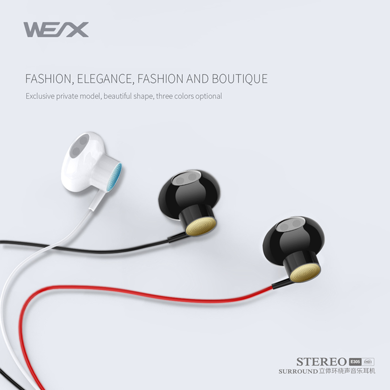 Wex 305 Traditional Earphones, Wired Earphones, Wired Headphones, Ear - buds